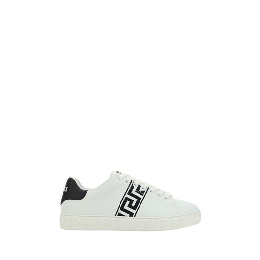 Versace White Rubber Low Top Sneakers – Luxe Comfort Redefined