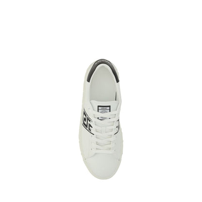 Versace White Rubber Low Top Sneakers – Luxe Comfort Redefined
