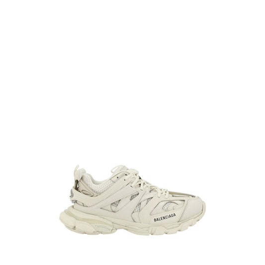Balenciaga White Rubber Track Athletic Sneakers