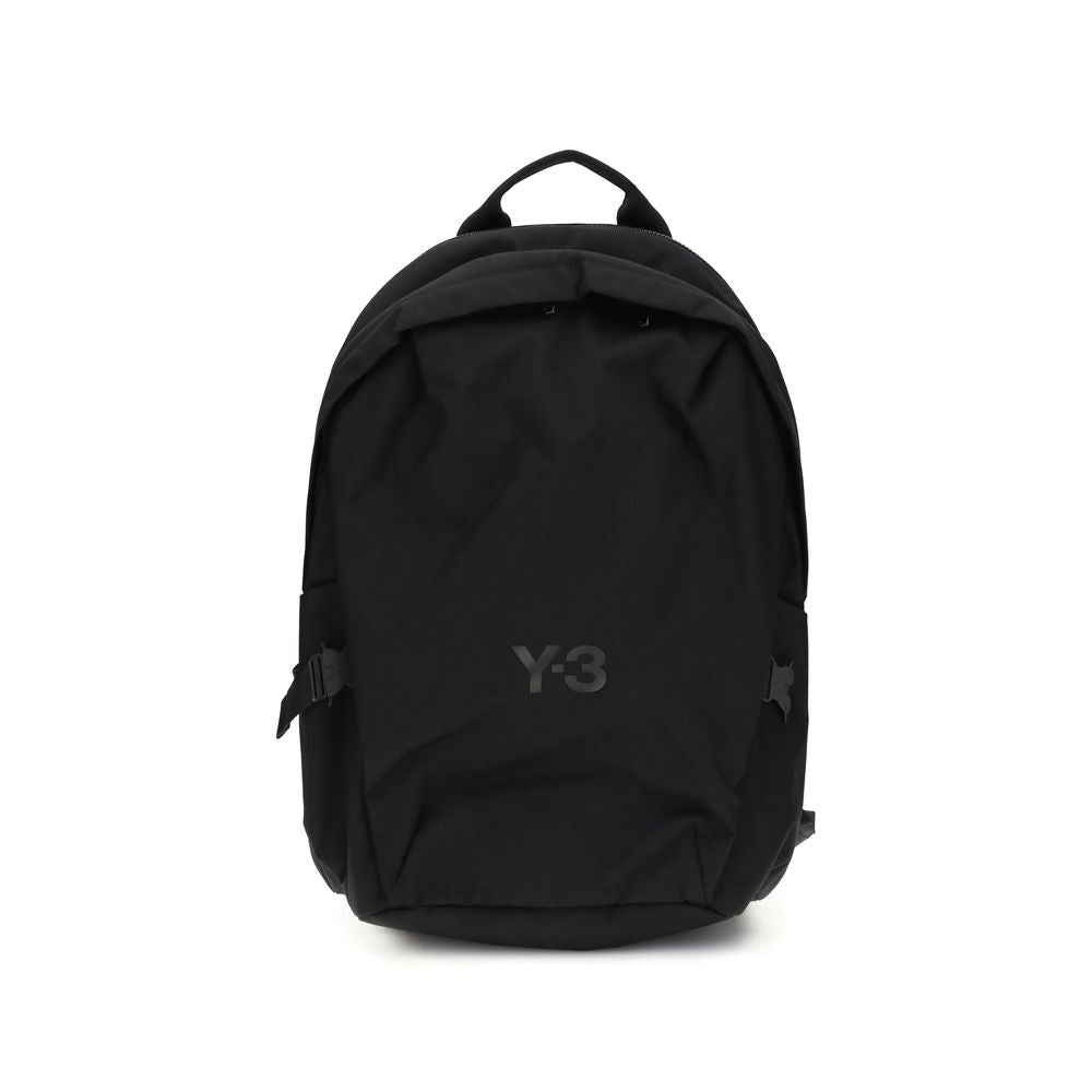 Y-3 Black Polyester Backpack