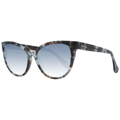 Max Mara Women’s Sunglasses – Multicolor Cat Eye Frame, Mirrored Grey Lenses