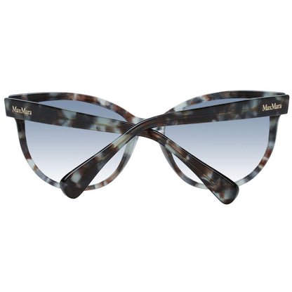 Max Mara Women’s Sunglasses – Multicolor Cat Eye Frame, Mirrored Grey Lenses