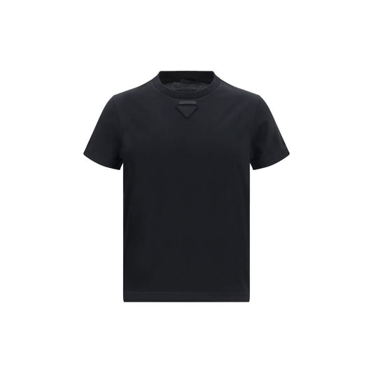 Prada Black Cotton Sportswear T-Shirt