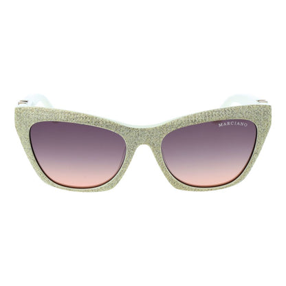 Marciano by Guess Women’s Sunglasses – Cream Cat Eye Frame, Rose Gradient Lenses