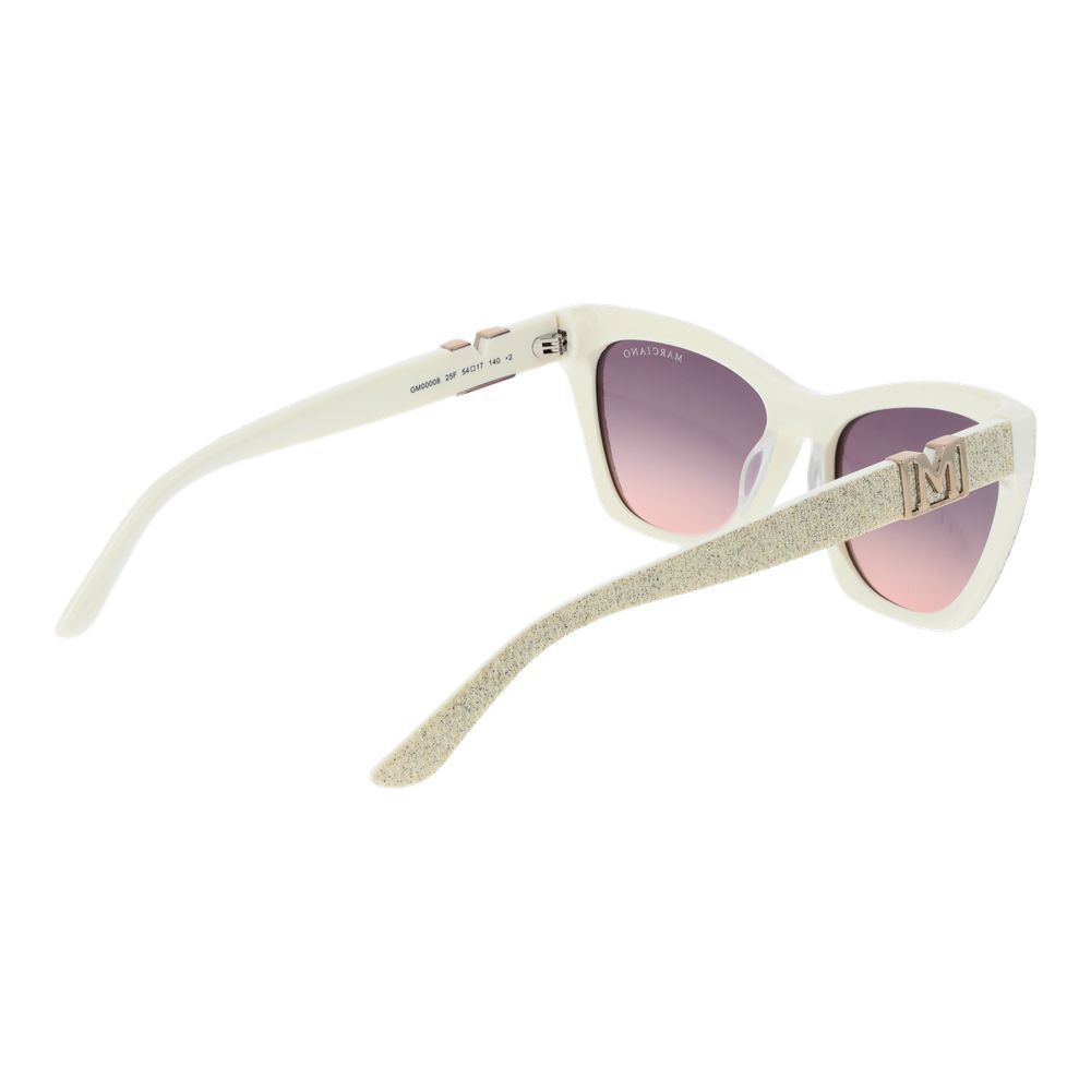 Marciano by Guess Women’s Sunglasses – Cream Cat Eye Frame, Rose Gradient Lenses