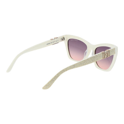 Marciano by Guess Women’s Sunglasses – Cream Cat Eye Frame, Rose Gradient Lenses