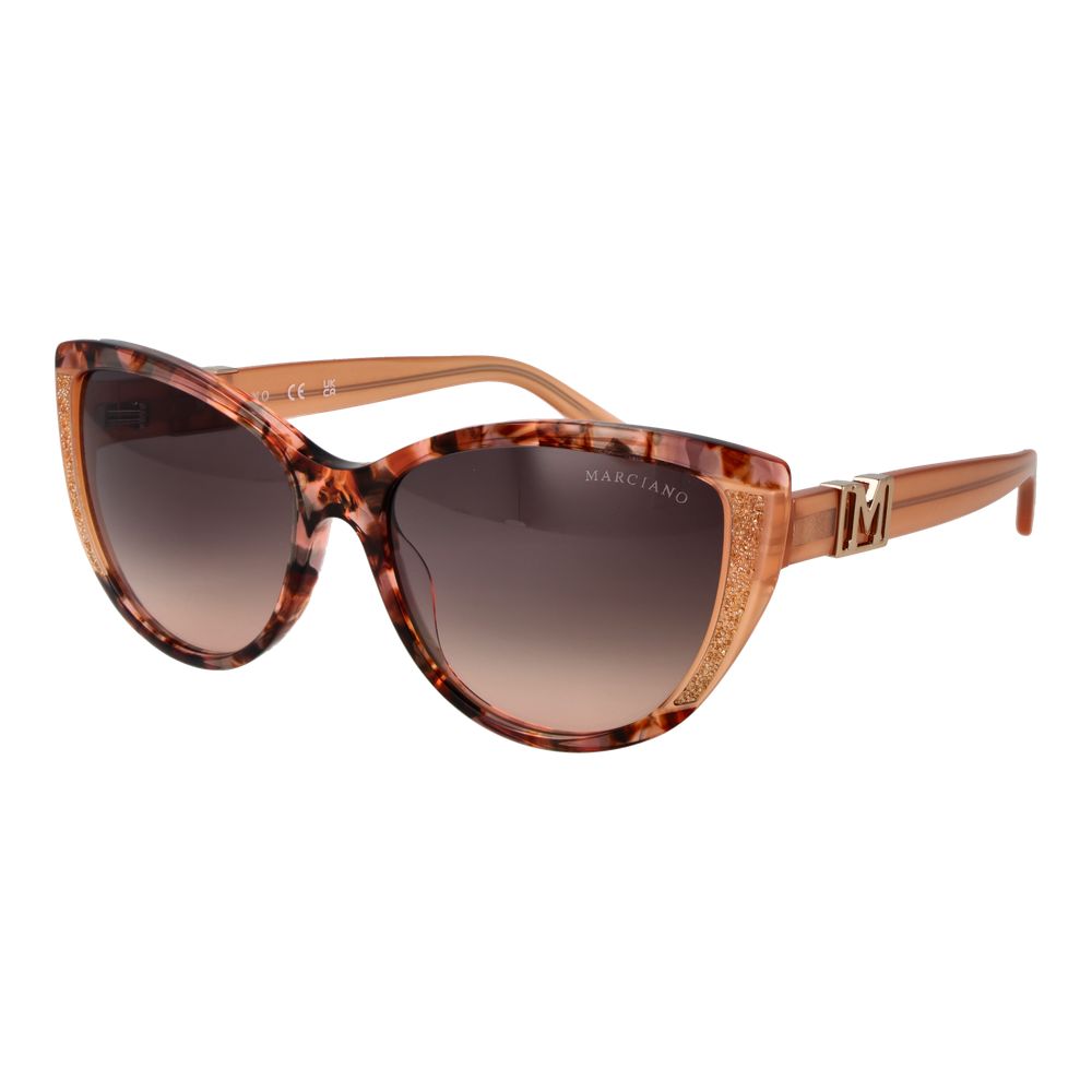Marciano by Guess Women’s Sunglasses – Brown Cat Eye Style with Gradient Lenses
