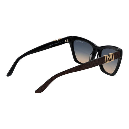 Marciano by Guess Women’s Sunglasses – Copper Cat Eye Frame, Blue Gradient Lenses