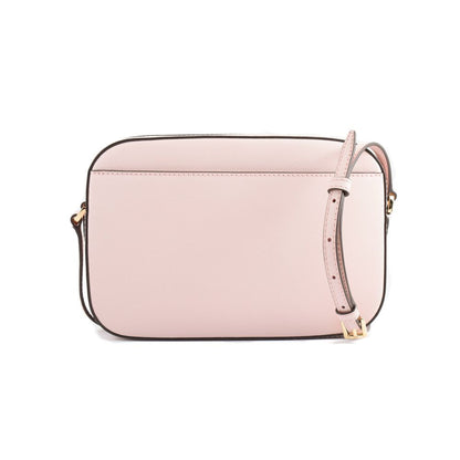 Michael Kors Powder Pink Jet Set Canvas Crossbody Bag
