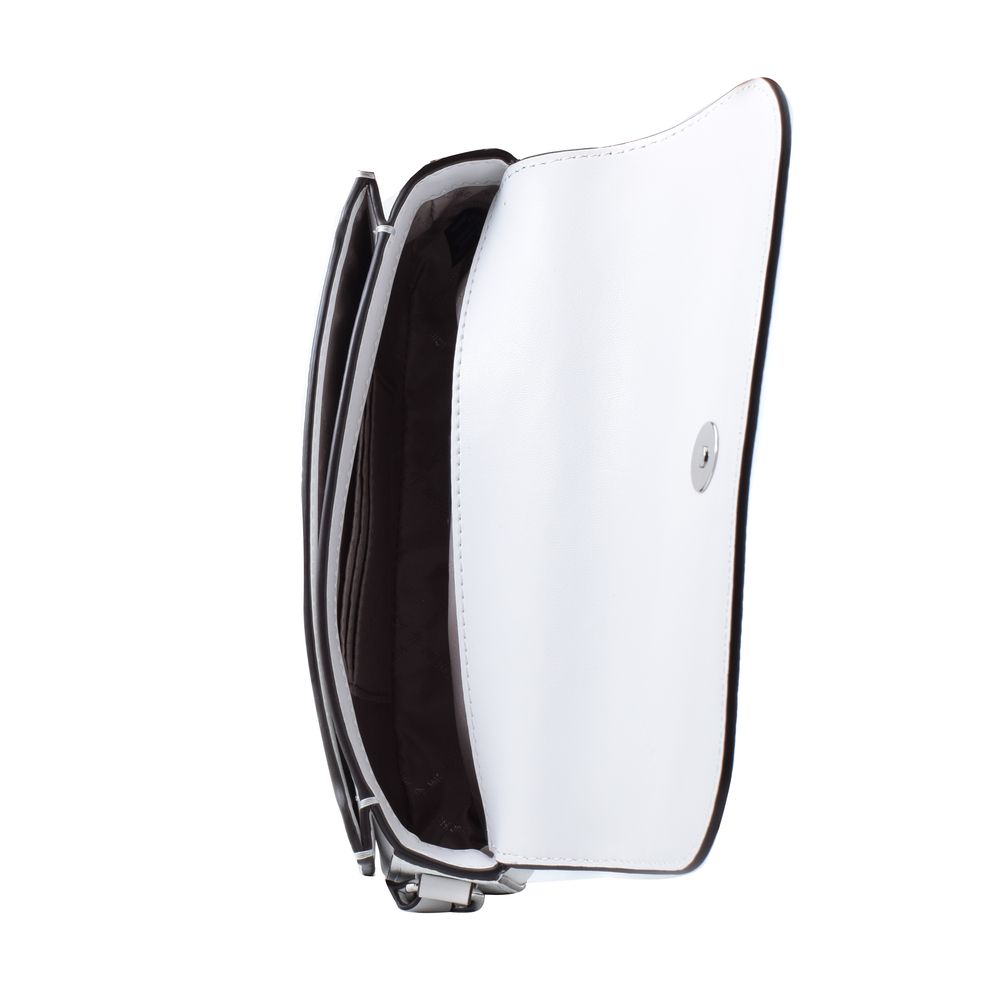 Michael Kors White Leather Crossbody Bag - Jet Set Travel