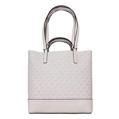 Michael Kors White Leather Tote Bag – Effortless Elegance for Every Occasion