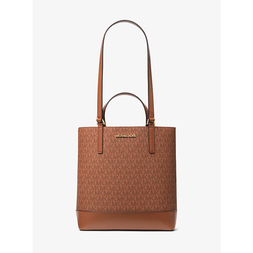 Michael Kors Brown Leather Tote Bag - Elegant & Versatile