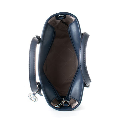 Michael Kors Blue Canvas Tote Bag - Jet Set Travel Collection
