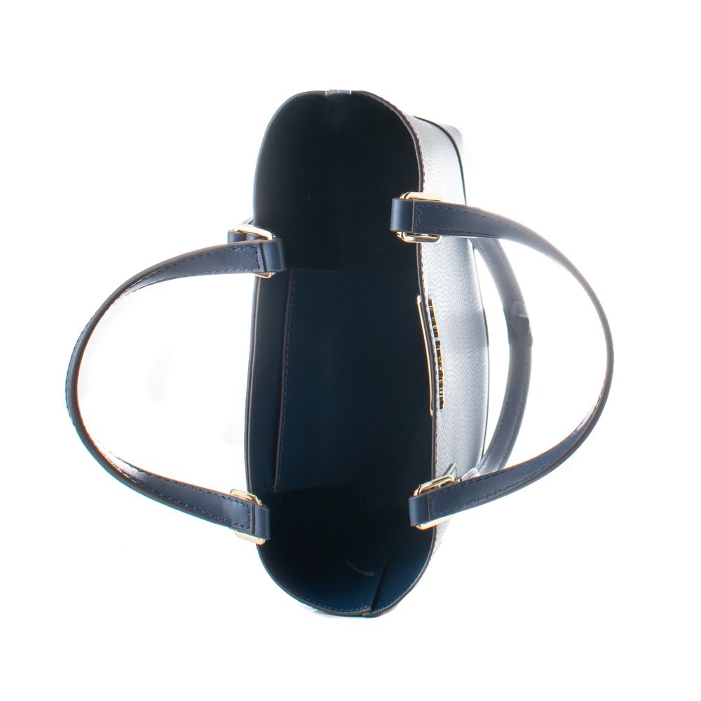 Michael Kors Blue Leather Tote Bag - Effortless Elegance