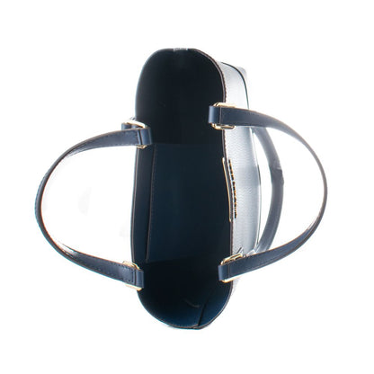 Michael Kors Blue Leather Tote Bag - Effortless Elegance