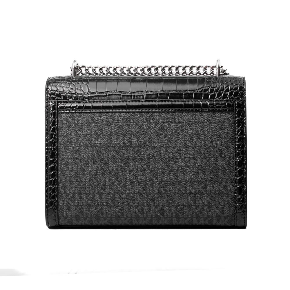 Michael Kors Black Canvas Crossbody Bag - Whitney Collection