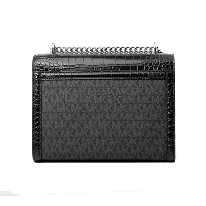Michael Kors Black Canvas Crossbody Bag - Whitney Collection