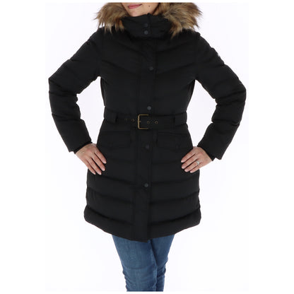 Pepe Jeans Black Polyester Coat for Women