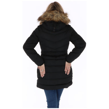 Pepe Jeans Black Polyester Coat for Women