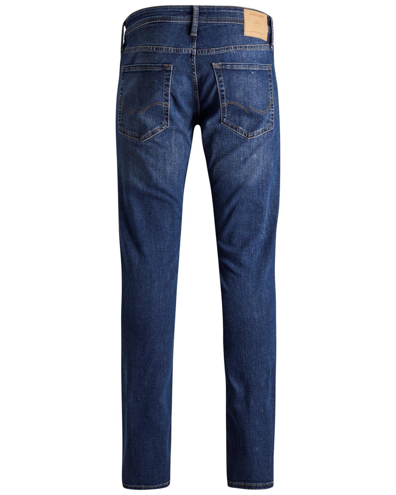 Jack & Jones Blue Cotton Slim Fit Jeans for Men