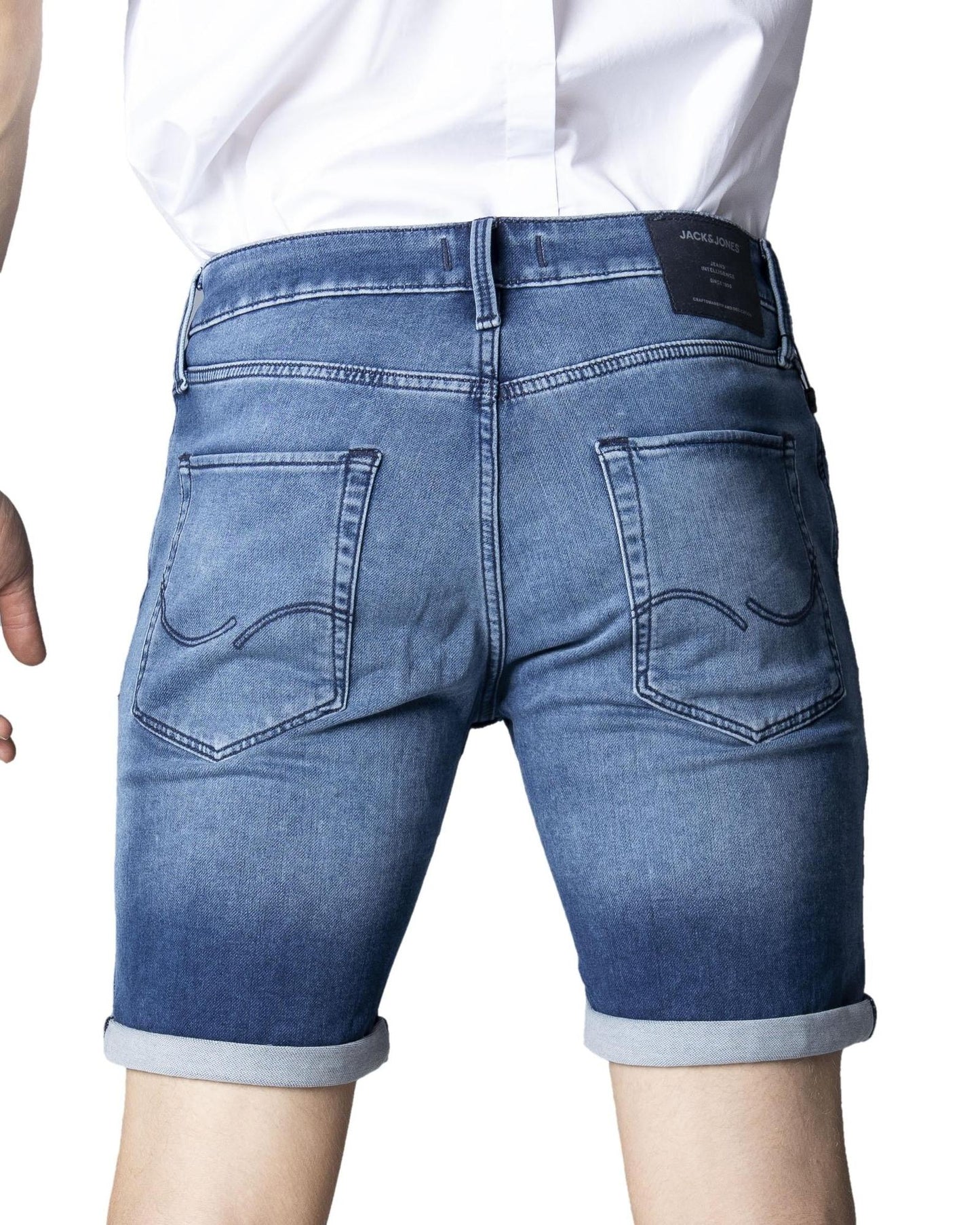 Jack & Jones Blue Denim Shorts