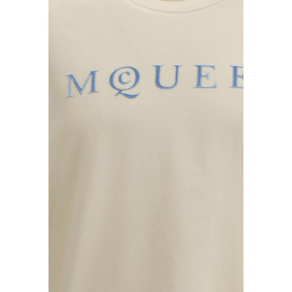 Alexander McQueen Cream Cotton T-Shirt