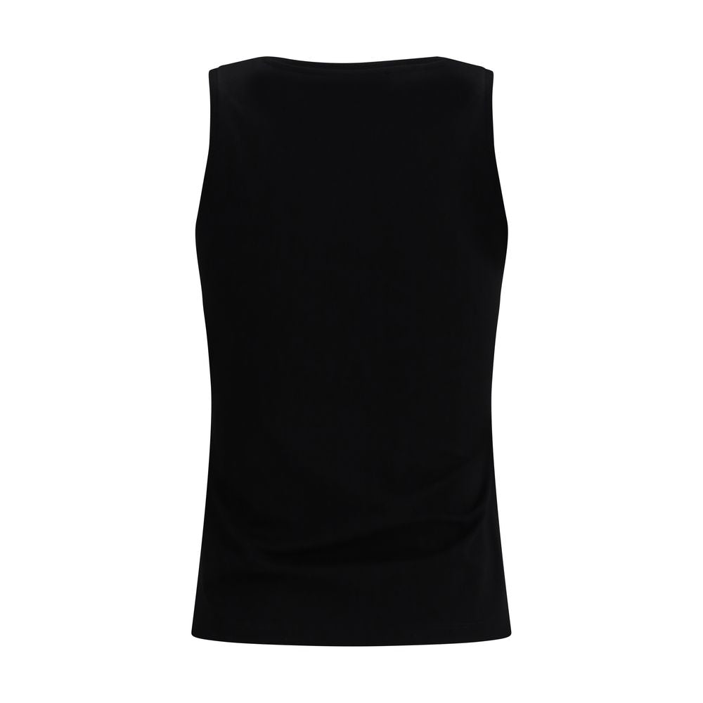 Balmain Black Cotton Tank Top – Effortless Luxe