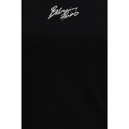Balmain Black Cotton Tank Top – Effortless Luxe
