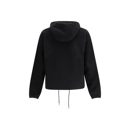 Prada Black Polyester Shell Jacket - Technical Hooded Blouson