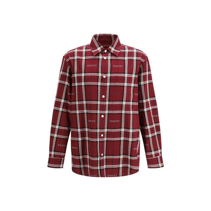 Gucci Multicolor Tartan Cotton Jacquard Shirt