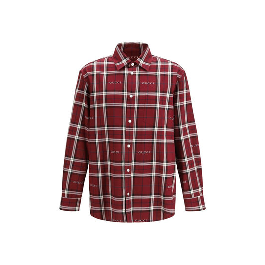 Gucci Multicolor Tartan Cotton Jacquard Shirt