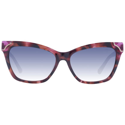 Guess Women’s Sunglasses – Rose Cat Eye Frame, Multicolour Gradient Lenses