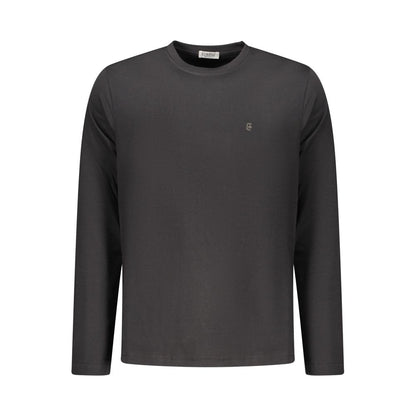 Coveri Moving Black Cotton Men's T-Shirt