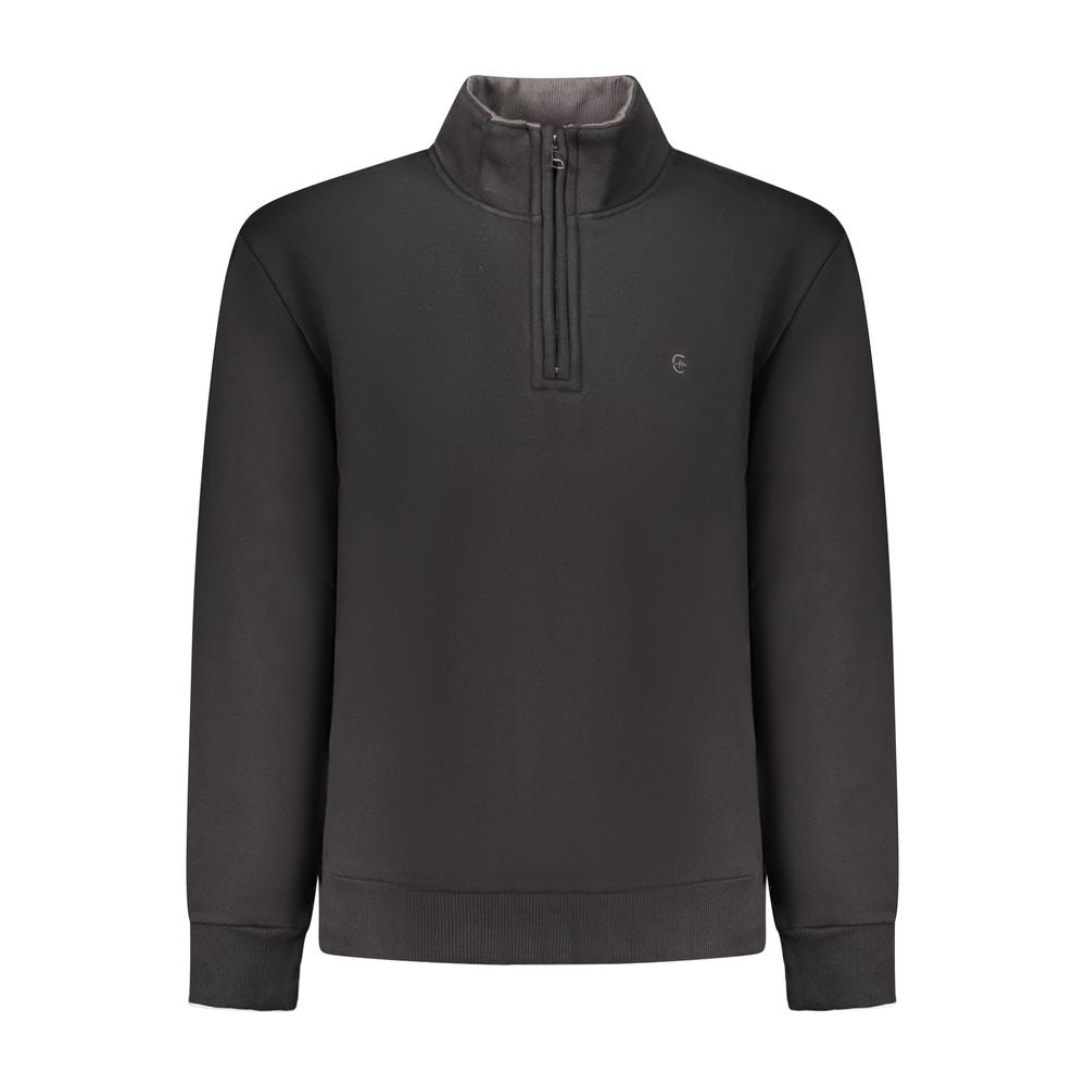 COVERI MOVING Black Cotton Men Sweatshirt