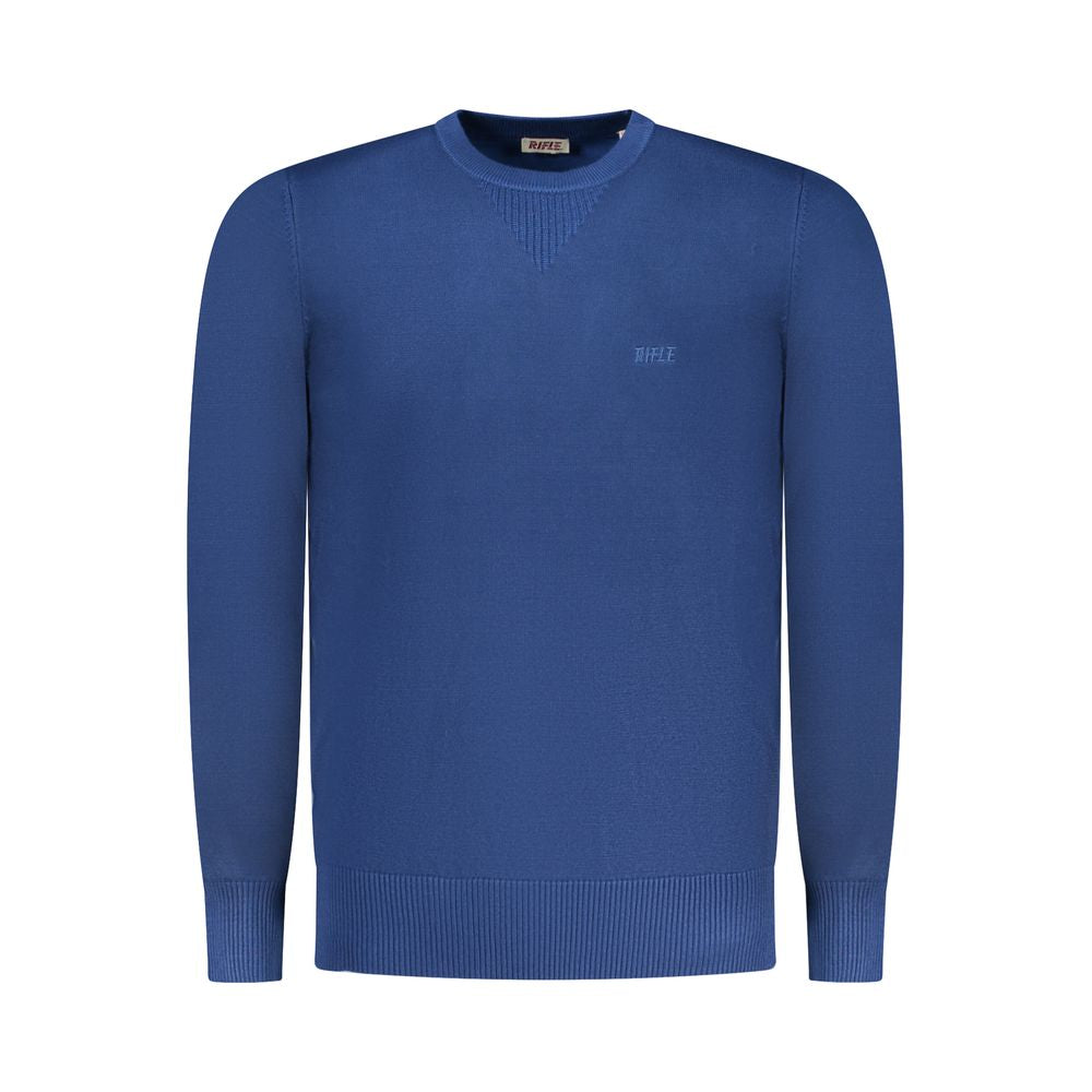 RIFLE Blue Viscose Men's Sweater