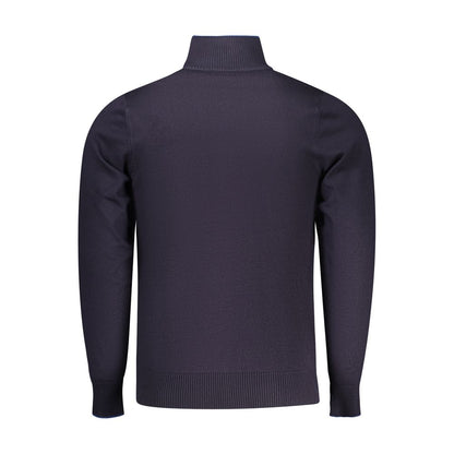 COVERI MOVING Blue Viscose Men Sweater
