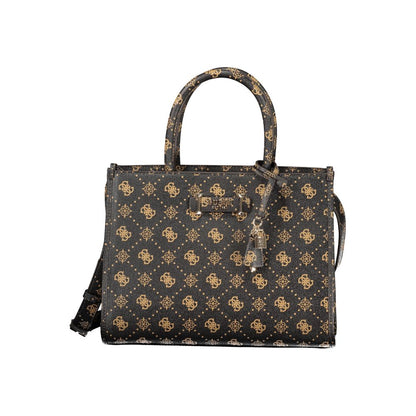 GUESS Jeans Marrone Poliuretano Woman Handbag - Silia Bag