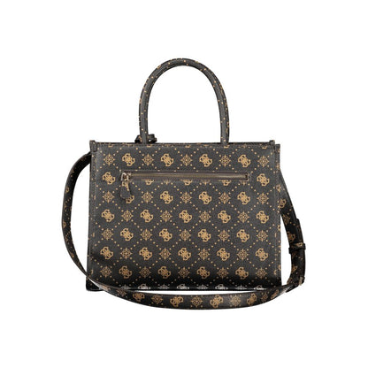 GUESS Jeans Marrone Poliuretano Woman Handbag - Silia Bag