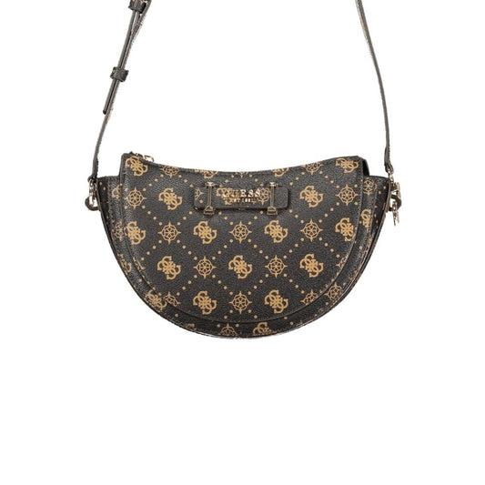 GUESS JEANS Marrone Poliuretano Women Handbag - SILIA