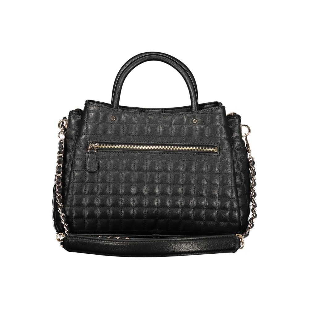 Guess Jeans Black Polyurethane Women Handbag - Nadira Tote