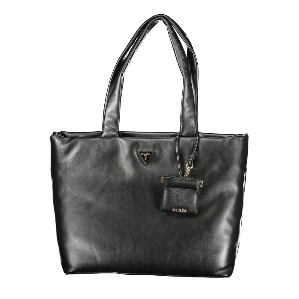 GUESS JEANS Black Polyurethane Women's Handbag