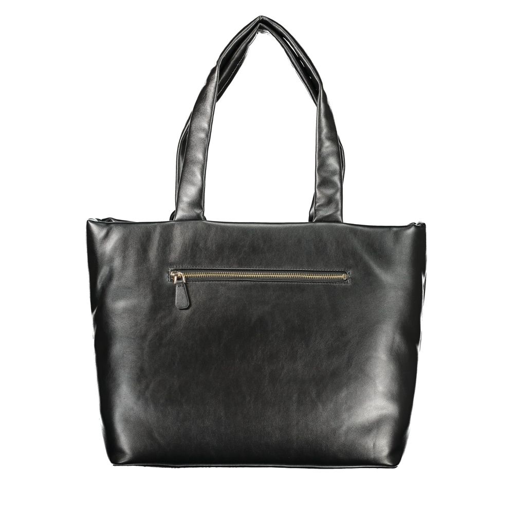 GUESS JEANS Black Polyurethane Women's Handbag