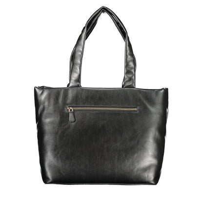 GUESS JEANS Black Polyurethane Women's Handbag