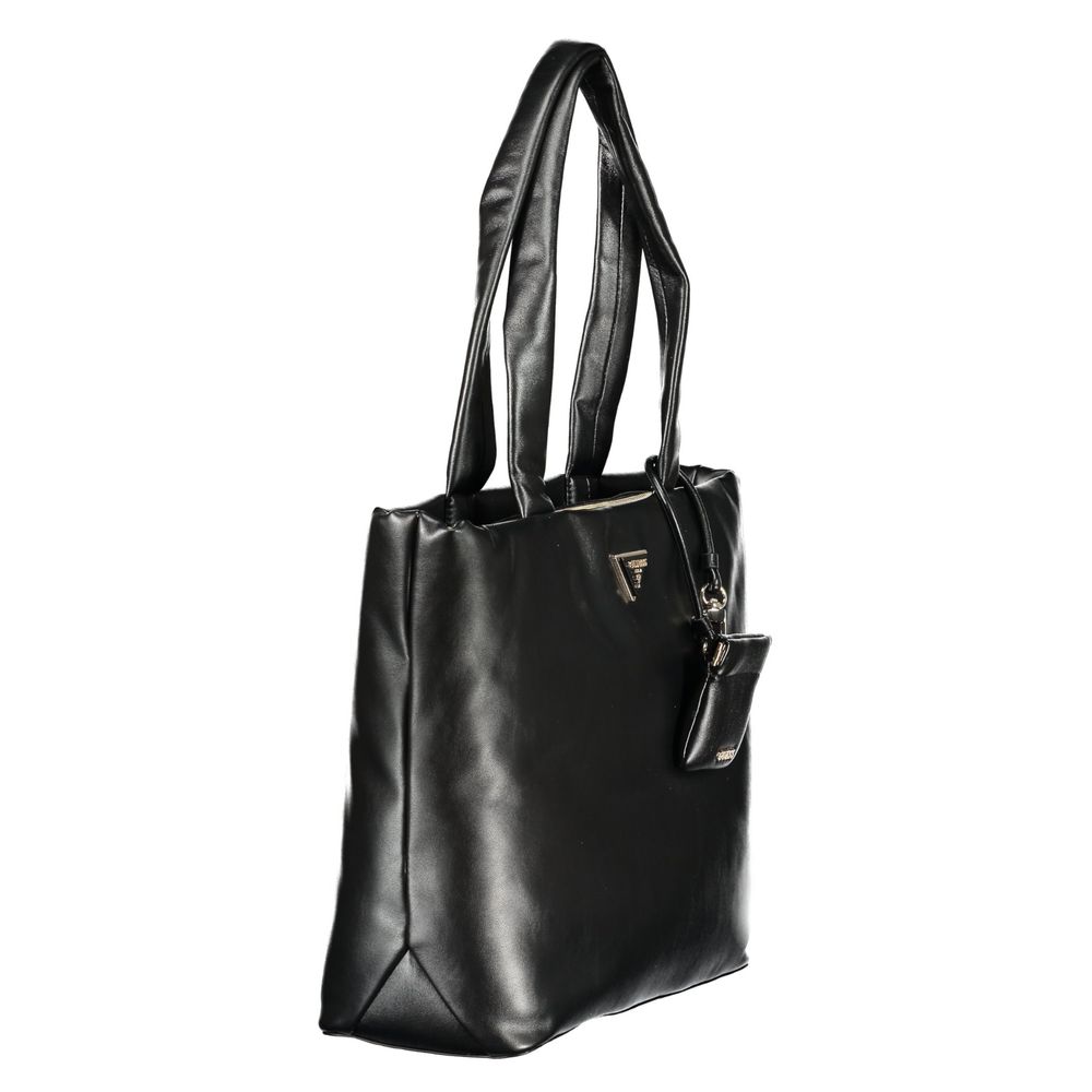 GUESS JEANS Black Polyurethane Women's Handbag