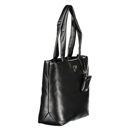 GUESS JEANS Black Polyurethane Women's Handbag