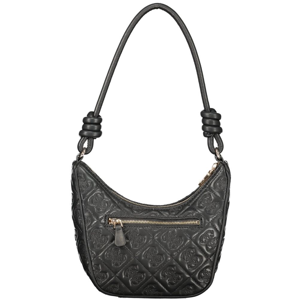 GUESS JEANS Black Polyurethane Women Handbag - Adelasia Bag