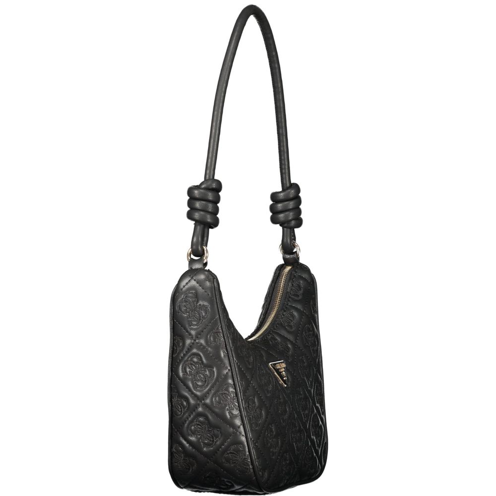 GUESS JEANS Black Polyurethane Women Handbag - Adelasia Bag