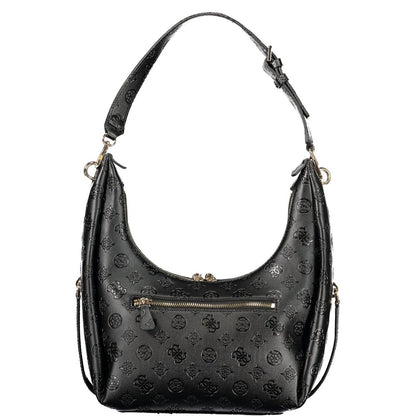 GUESS JEANS Black Polyurethane Women's Handbag - Phoebe Bag