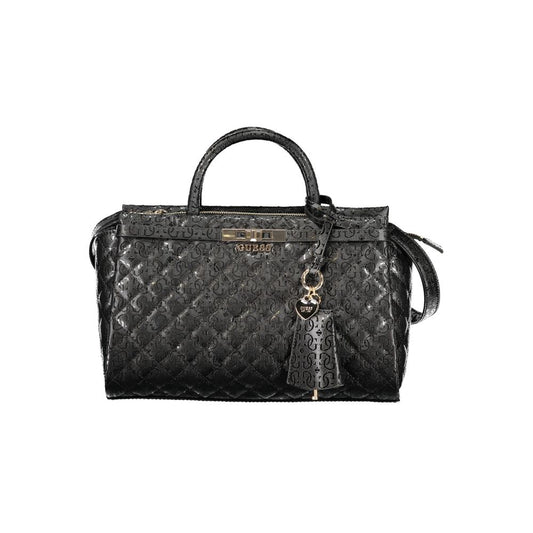 GUESS JEANS Black Polyurethane Women's Handbag