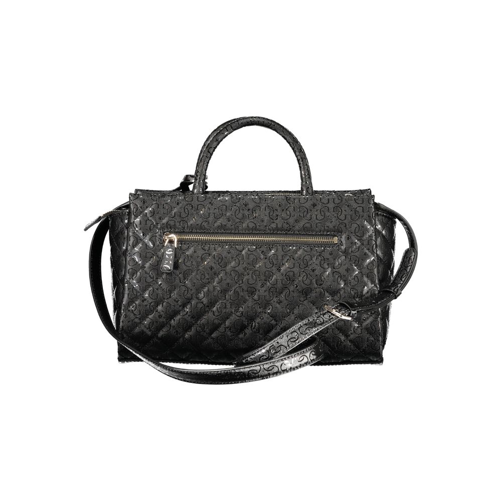 GUESS JEANS Black Polyurethane Women's Handbag